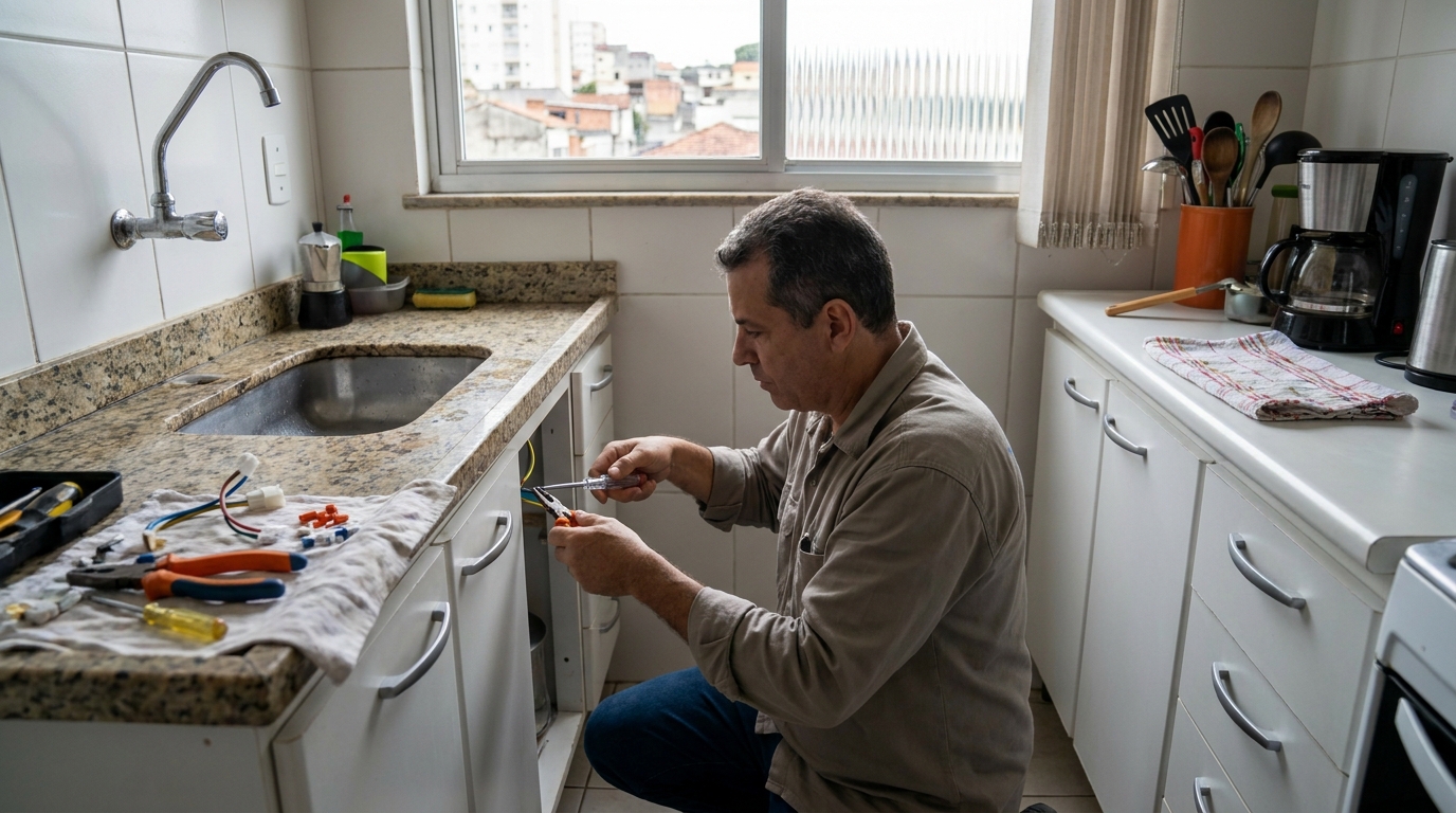 Troca de Torneira Elétrica em Santos‑SP